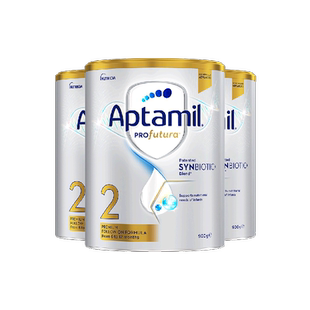 【自营】新西兰爱他美澳洲白金DHA叶黄素奶粉2段6-12月900g*3罐