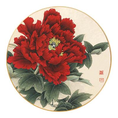 牡丹花开钻石画方钻满贴钻十字绣