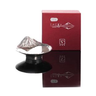 H的礼物清单丨日本「锻造之都」富山高冈银雅堂 富士山倒影清酒杯