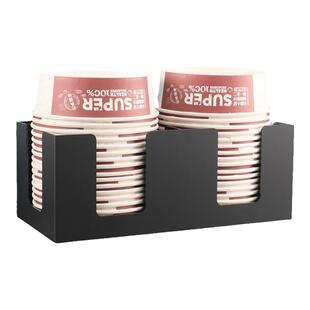 一次性打包碗盖收纳架饮料纸杯汤碗架厨房餐厅饭店餐盒放置架商用