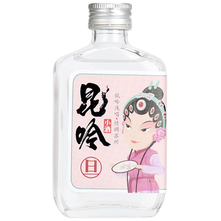 苏州桥白酒昆吟小酒生旦净末丑固态法浓香型瓶装粮食酒52度100ml