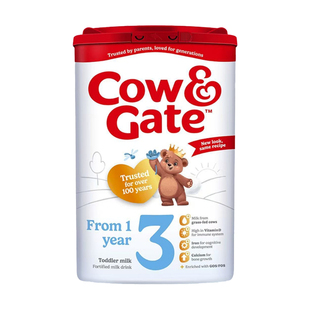 英国牛栏Cow&Gate3段1-2岁婴儿牛奶粉官方正品原装进口800g*6罐装