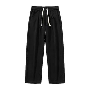 NASA重磅卫裤男士春季2025新款直筒宽松运动休闲阔腿长裤子秋冬