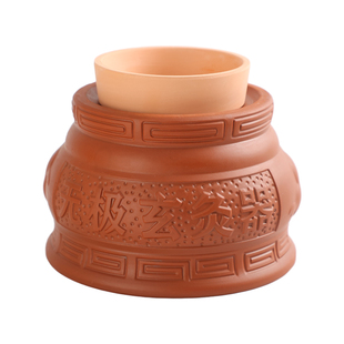 无极玄灸罐陶瓷紫砂悬灸器儿童脐灸艾灸罐温灸阴阳罐神阙灸艾塔