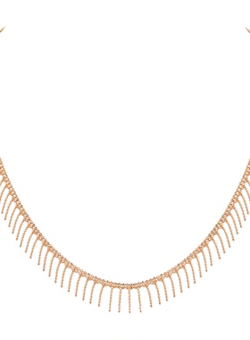 GXIAOXIAO睫毛流苏锁骨项链