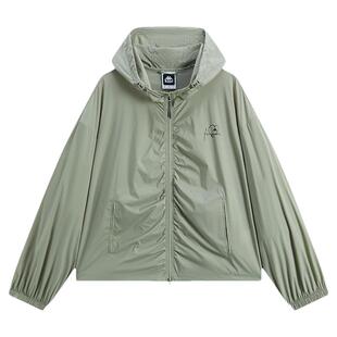 Kappa卡帕背靠背运动外套女2026夏季新款休闲连帽上衣男款防泼水