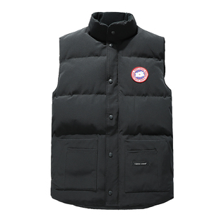 大鹅羽绒服马甲男款外搭2024新款冬季无袖坎肩黑色夹克外套背心女