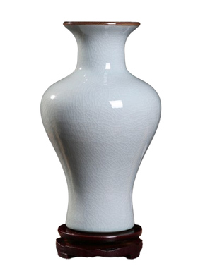 新中式高档家居复古摆件酒店茶室办公室酒柜壁柜陶瓷花瓶装饰摆设