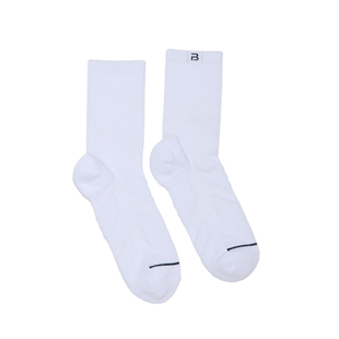 BlessedFolks极简个性弹力减震防磨球类运动休闲跑步男士中筒棉袜