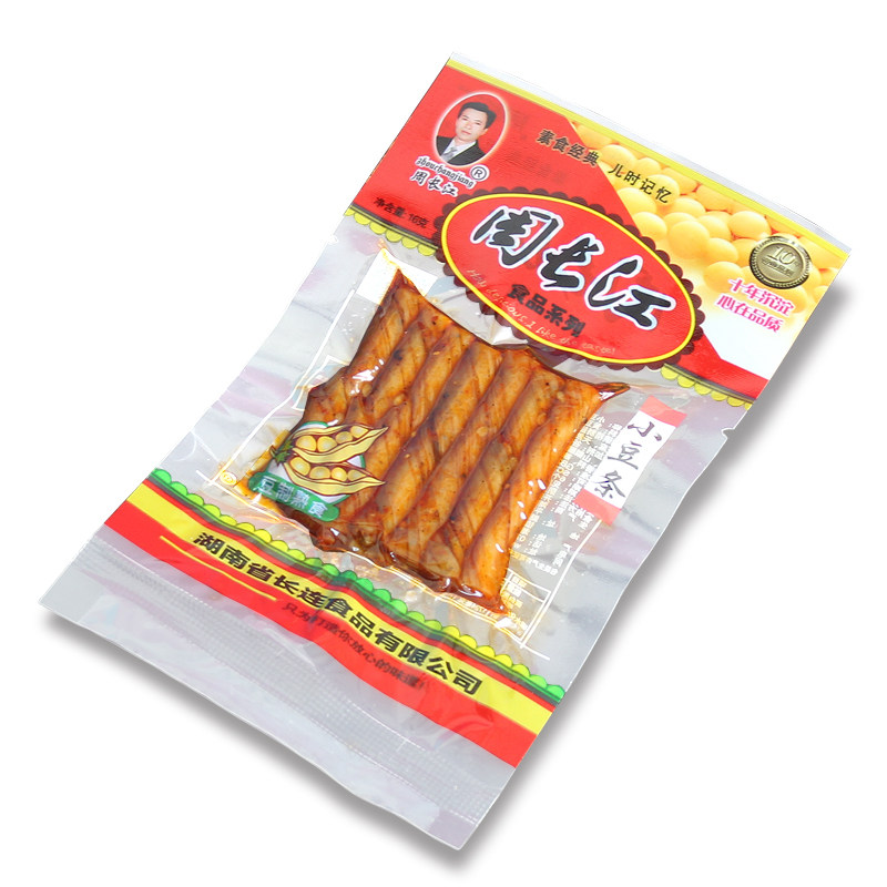 辣条周长江酒鬼豆筋小豆条小零食