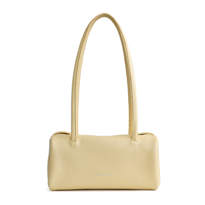 AbbottVINTAGE【大笔筒包】复古小众头层皮牛皮枕头包单肩手提女