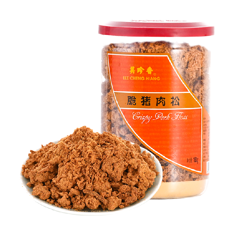 美珍香脆猪肉松肉酥粒罐装