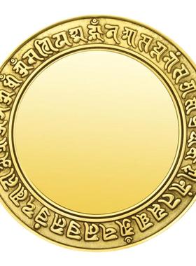 准提镜摆件准提佛母平面镜铜镜挂饰铜镜八卦镜家居客厅工艺品摆件