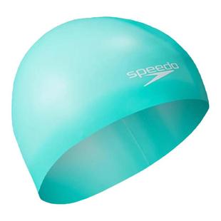 Speedo/速比涛 硅胶泳帽舒适超大弹力防水训练成人游泳帽男女通用