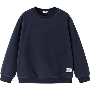 巴拉巴拉童装儿童卫衣长袖男女童新款冬摇粒绒防静电加绒上衣