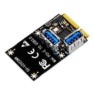 SSU MINI PCIE转USB3.2 Gen1扩展卡工控电脑Mini转USB3.0转接卡