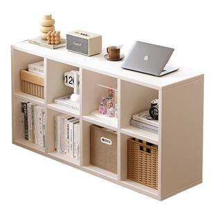 实木置物架客厅隔断格子柜落地多层儿童收纳架储物矮柜子展示书柜