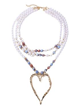 Norns合金混合夸张项链彩色艺术