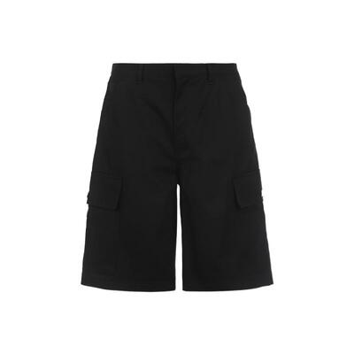 【自营】Prada/普拉达男士SS25三角徽标多口袋工装风宽松休闲短裤