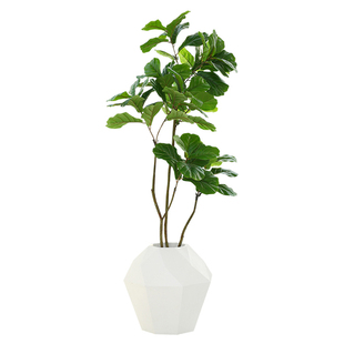 室内客厅装饰落地家居小摆件绿植北欧风格仿真假大植物盆景琴叶榕