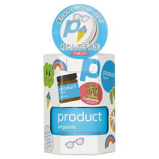 现货!日本PRODUCT含贴纸限定包装 天然湿发感造型发蜡 多用膏