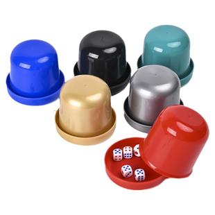 骰子骰盅套装烧烤摊大排档色盅夜店酒吧KTV甩盅摇色子筛盅印logo