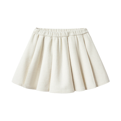 白色百褶裙女秋冬半身裙2025新款