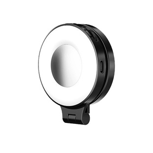 夹在手机上的补光灯拍摄手持拍照直播摄影灯户外拍视频桌面面部化妆美颜口袋灯自拍打光神器磁吸补光灯夹手机