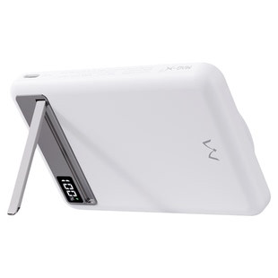 iWALK爱沃可超薄磁吸充电宝Magsafe无线快充2025新款带支架10000毫安移动电源3c认证可上飞机适用苹果17华为