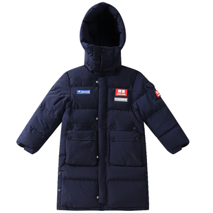 男女童羽绒棉服2025新款中大童加厚棉衣女孩长款过膝棉袄儿童冬装