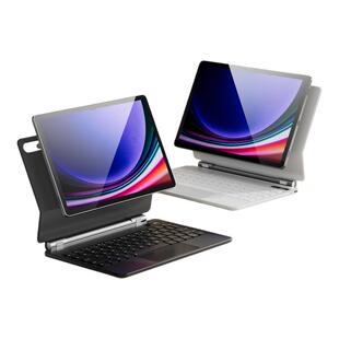 适用三星Galaxy Tab s10悬浮妙控键盘s9/s9+/s8/s8+/s7智能触控一体fe专用无线蓝牙平板电脑鼠标套装支架皮套