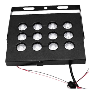 停车场摄像头车牌识别内置薄款 220V/12V/5V白光光感道闸门禁监控补光灯