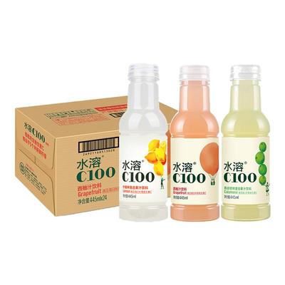 水溶C100柠檬味445ml*15瓶