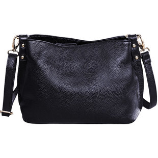 真皮水桶包女2026新款时尚百搭大容量女包斜挎包头层牛皮单肩女包