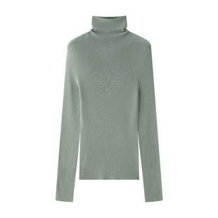 TEASEL「省心云朵」140S精纺羊毛18针可机洗可烘干堆堆/U领打底衫