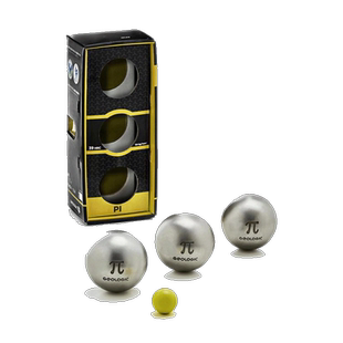 迪卡侬小金属地掷球竞赛半软法式地滚球地联认证钢球BOULES OVTT