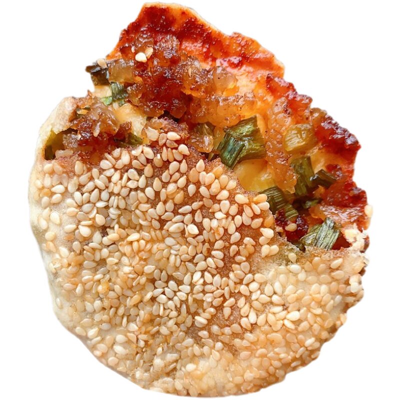 福州小吃永泰葱饼烧饼