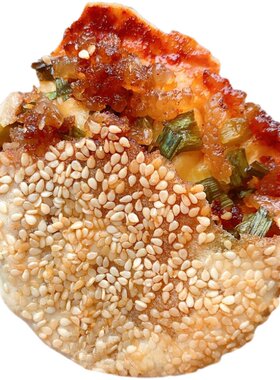 福州小吃永泰葱饼烧饼