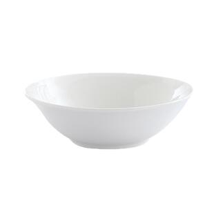 斗碗陶瓷面碗纯白色汤粉碗盛菜碗沙拉碗酒店摆台碗耐高温防烫碗具