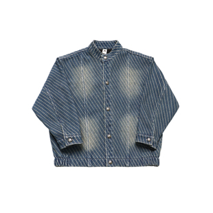 Q宝家童品10月新款 男童牛仔衬衫冬季加绒儿童时尚长袖衬衣外套潮