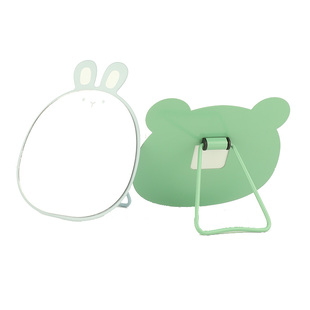 台式化妆镜卡通镜子梳妆镜可挂浴室洗漱宿舍折叠镜子挂墙台式萌镜