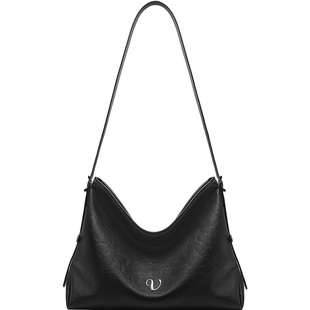 Valuncica/华伦西亚悠悠包小号hobo包牛皮休闲托特包斜挎流浪包女