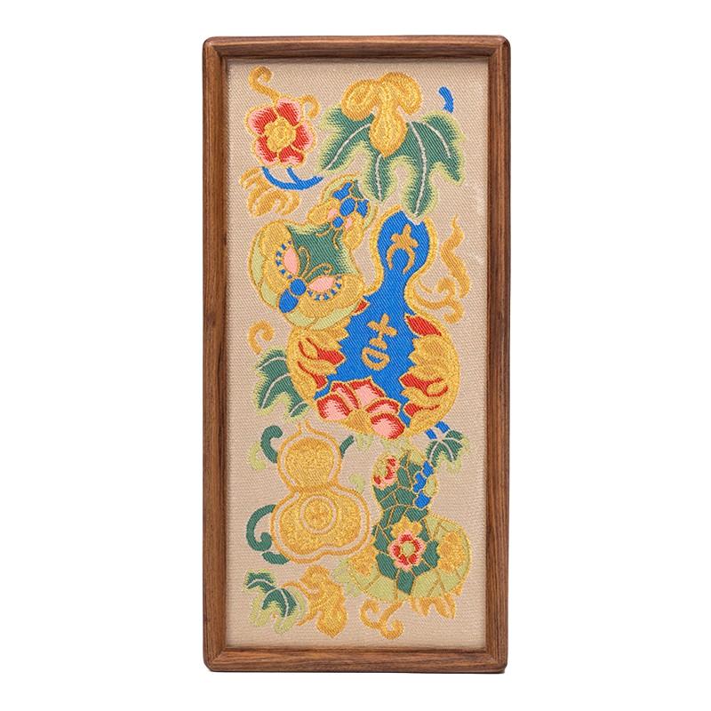 葫芦摆件南京云锦研究所镇宅招财工艺品非遗特色纪念品送朋友礼品