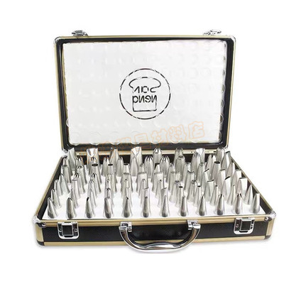 三能奶油裱花嘴80粒全套曲奇套装