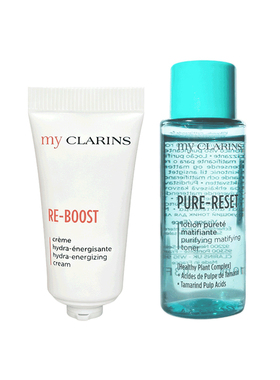 【校园派】myclarins小娇韵诗学生党早八套组水光霜5ml蜜桃水10ml