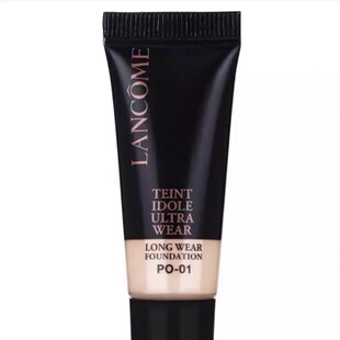 国柜正品中小样 兰蔻新持妆清透粉底液P0-01 10ml 遮瑕 持久控油