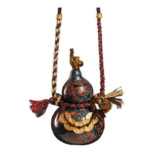 donguan冬官大漆葫芦形文玩车挂件高级感送礼复古小众精致瑞缨