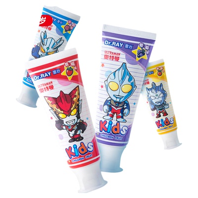 灵动创想奥特曼儿童水果味牙膏
