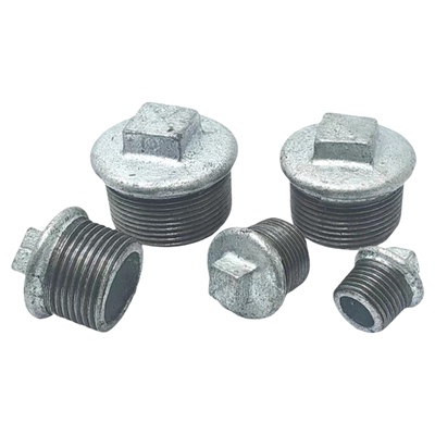 镀锌外丝堵头4分dn15管堵帽闷头