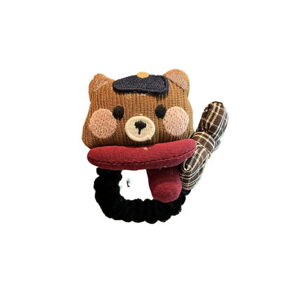 卡通蝴蝶结小兔子头绳